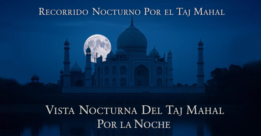 Recorrido Nocturno Por El Taj Mahal