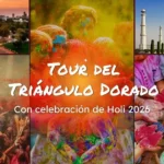 Tour del Triángulo Dorado con celebración de Holi 2026